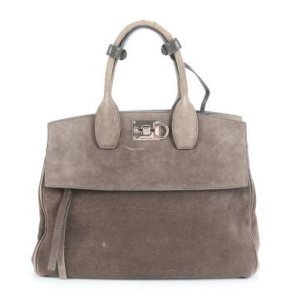Salvatore Ferragamo Gancini Studio Bag tote shoulder handbag